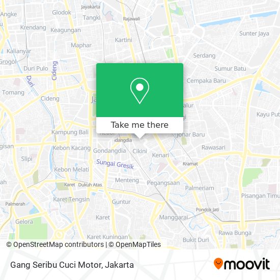 Gang Seribu Cuci Motor map