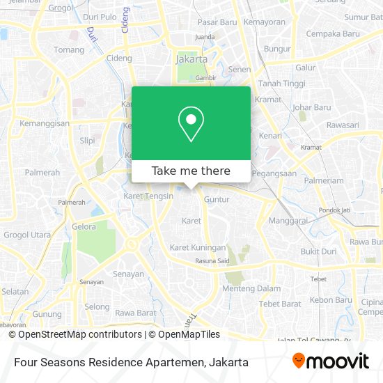 Four Seasons Residence Apartemen map