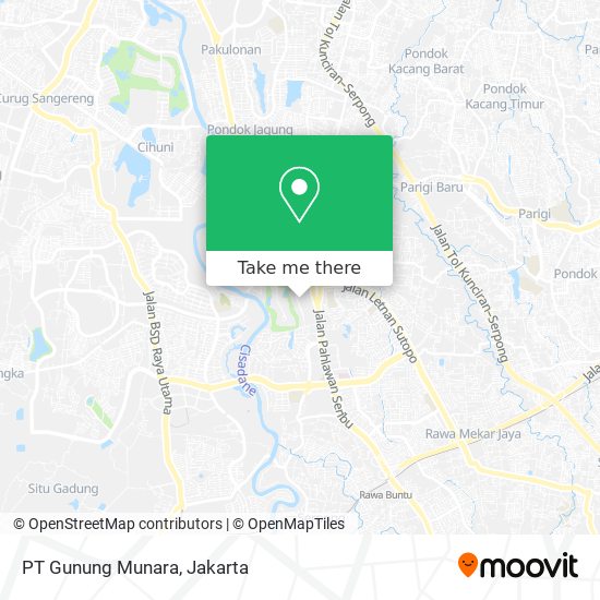 PT Gunung Munara map