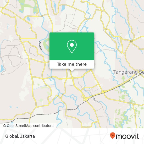 Global, Serpong map