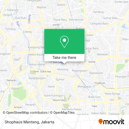Shophaus Menteng map