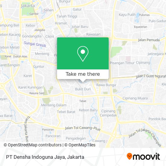 PT Densha Indoguna Jaya map