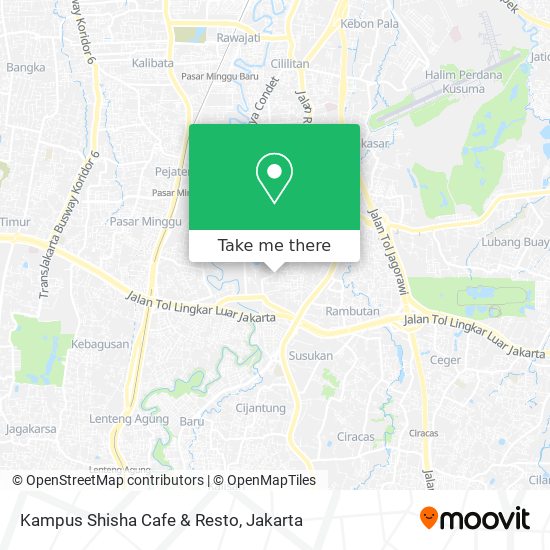 Kampus Shisha Cafe & Resto map