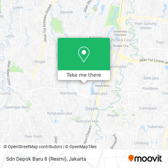 Sdn Depok Baru 8 (Resmi) map