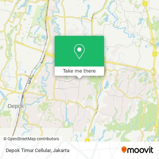 Depok Timur Cellular map