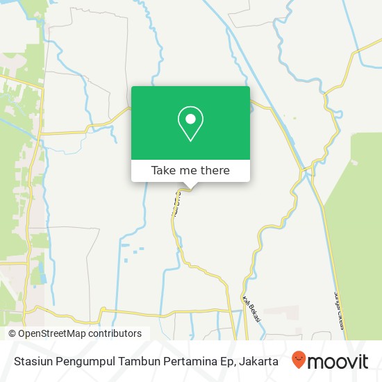 Stasiun Pengumpul Tambun Pertamina Ep, Babelan 17610 map