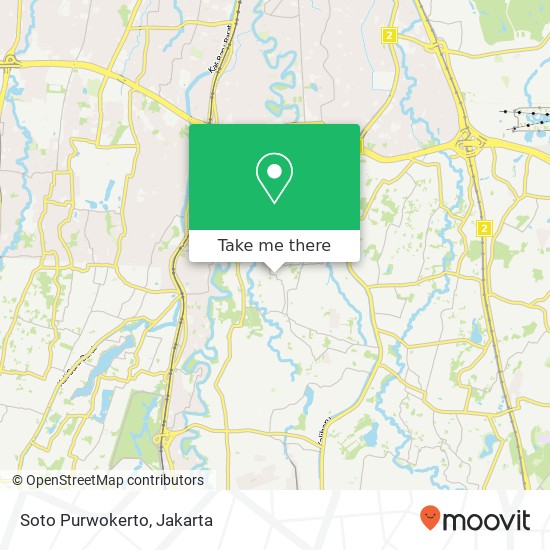 Soto Purwokerto, Jalan H. Hasan map