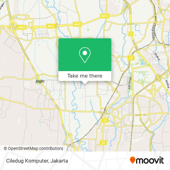 Ciledug Komputer map