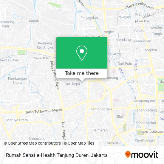 Rumah Sehat e-Health Tanjung Duren map