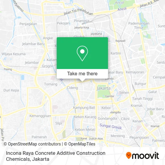Incona Raya Concrete Additive Construction Chemicals map