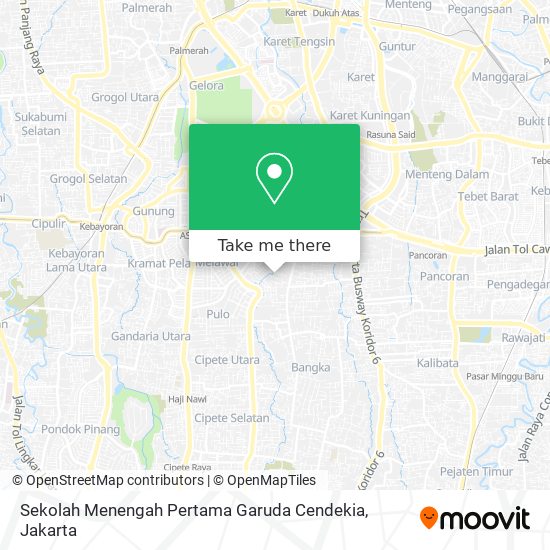 Sekolah Menengah Pertama Garuda Cendekia map