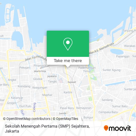 Sekolah Menengah Pertama (SMP) Sejahtera map