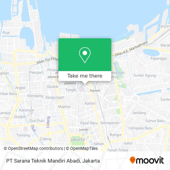 PT Sarana Teknik Mandiri Abadi map