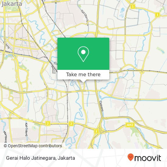 Gerai Halo Jatinegara, Jatinegara map