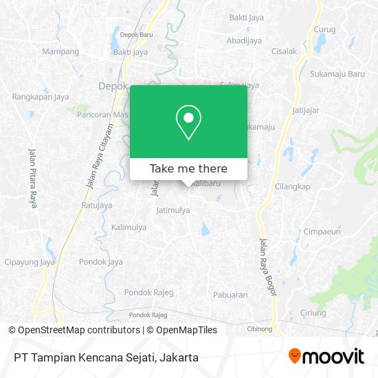 PT Tampian Kencana Sejati map