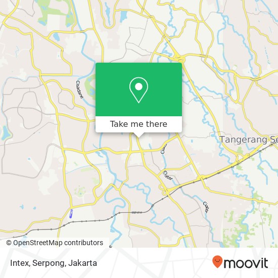 Intex, Serpong map