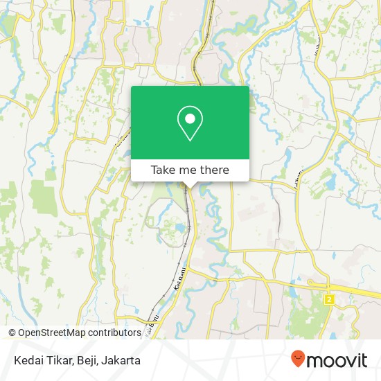 Kedai Tikar, Beji map