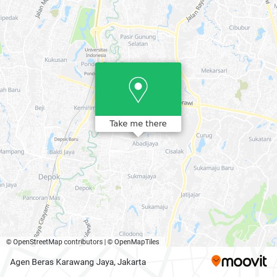 Agen Beras Karawang Jaya map