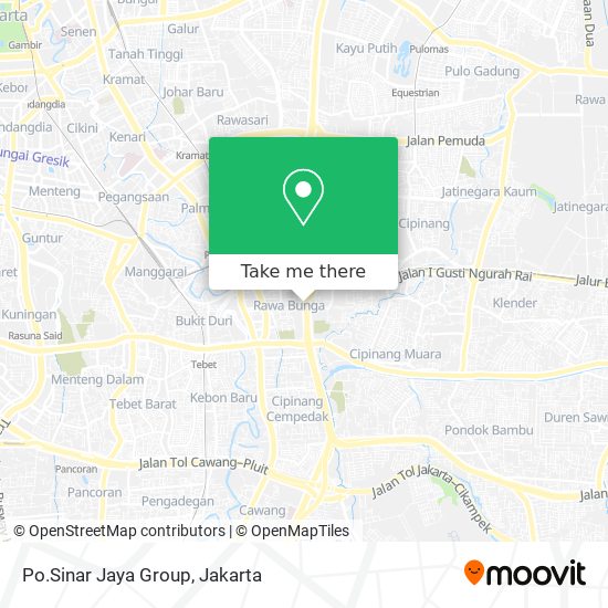 Po.Sinar Jaya Group map