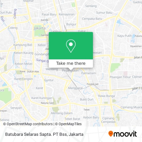 Batubara Selaras Sapta. PT Bss map