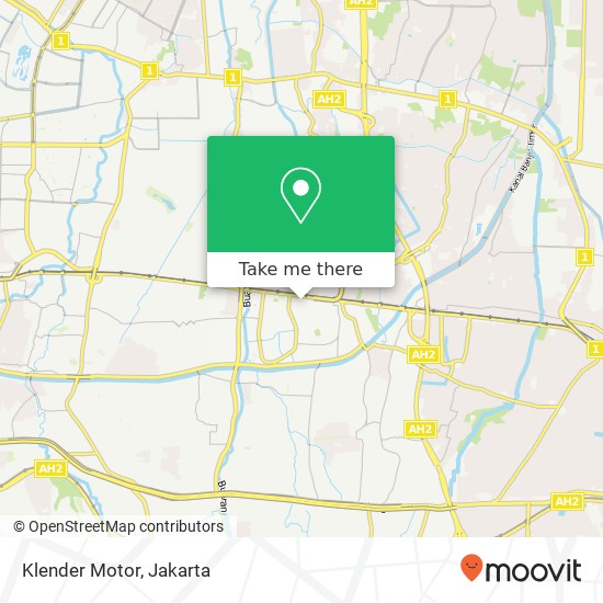 Klender Motor, Jalan Nusa Indah 1 map