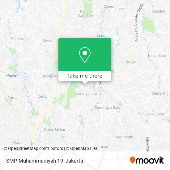 SMP Muhammadiyah 19 map