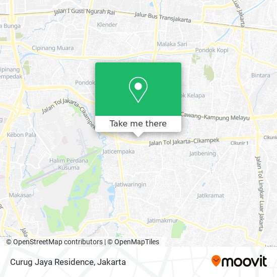 Curug Jaya Residence map