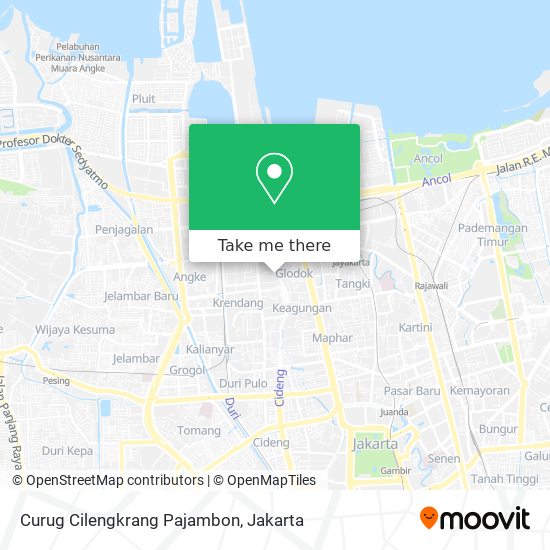 Curug Cilengkrang Pajambon map