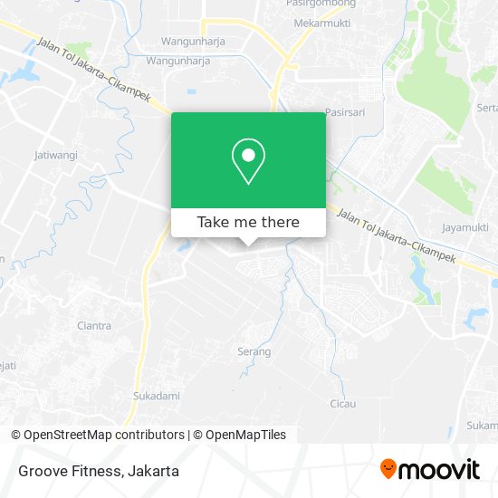 Groove Fitness map