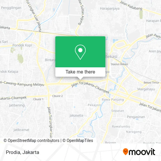 Prodia map