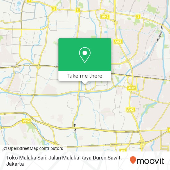 Toko Malaka Sari, Jalan Malaka Raya Duren Sawit map