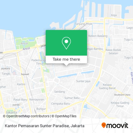 Kantor Pemasaran Sunter Paradise map