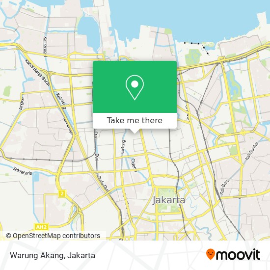 Warung Akang map