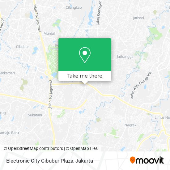 Electronic City Cibubur Plaza map