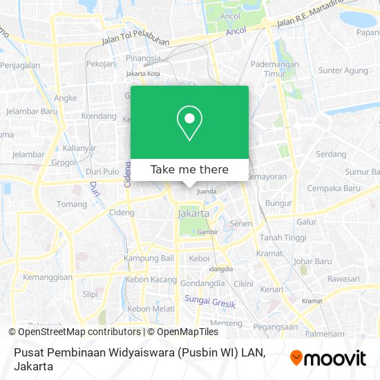 Pusat Pembinaan Widyaiswara (Pusbin WI) LAN map
