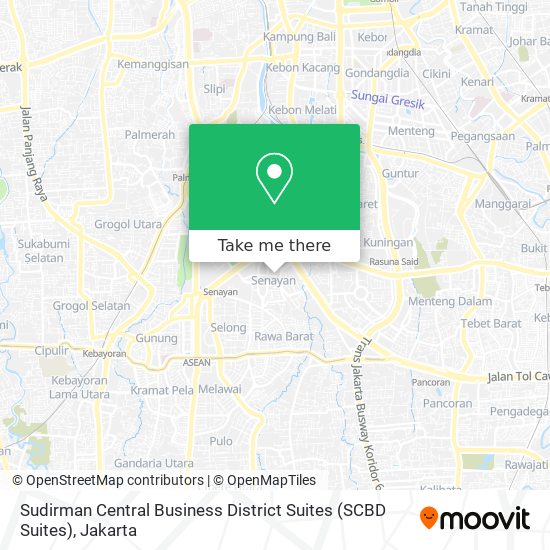 Sudirman Central Business District Suites (SCBD Suites) map