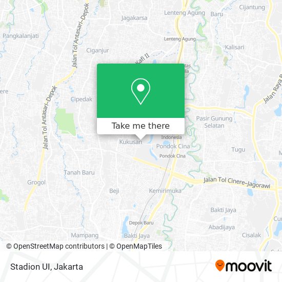 Stadion UI map