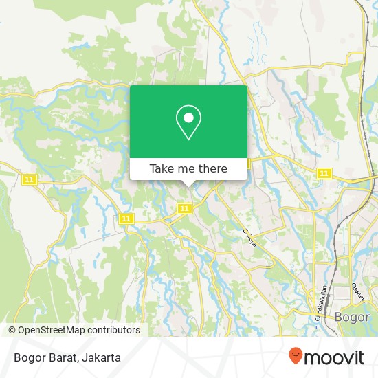 Bogor Barat map
