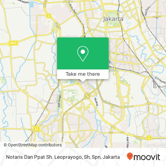 Notaris Dan Ppat Sh. Leoprayogo, Sh, Spn, Tanah Abang map