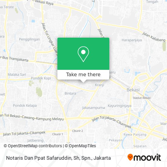 Notaris Dan Ppat Safaruddin, Sh, Spn. map