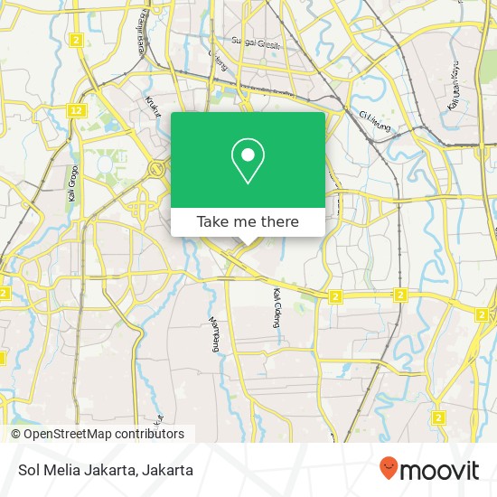 Sol Melia Jakarta map