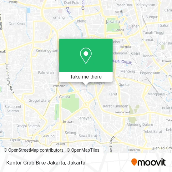 Kantor Grab Bike Jakarta map