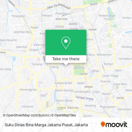 Suku Dinas Bina Marga Jakarta Pusat map