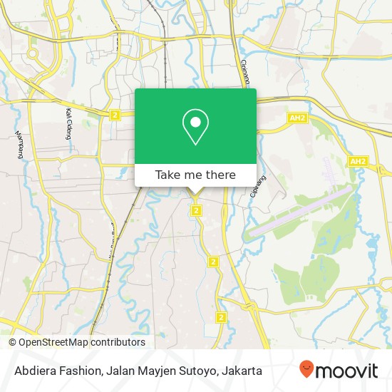 Abdiera Fashion, Jalan Mayjen Sutoyo map