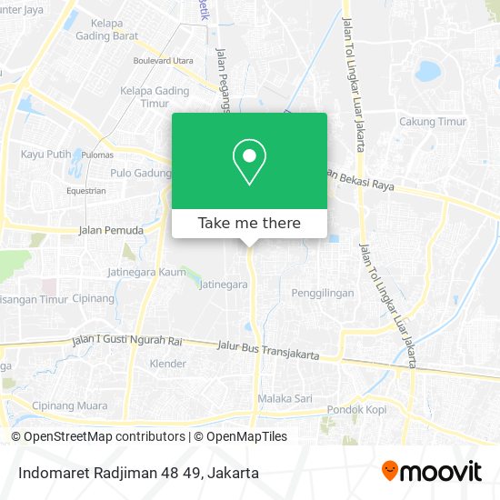 Indomaret Radjiman 48 49 map