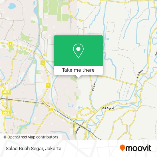 Salad Buah Segar map