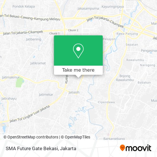 SMA Future Gate Bekasi map