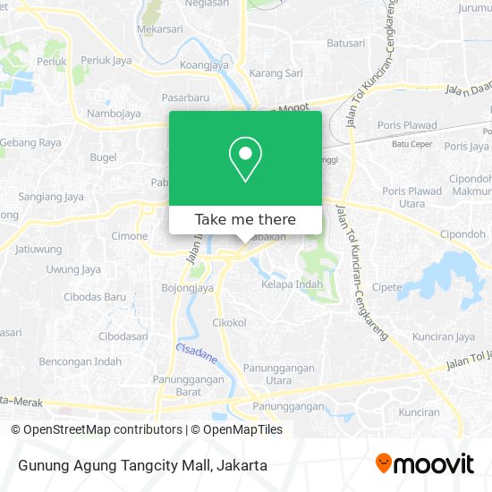 Gunung Agung Tangcity Mall map