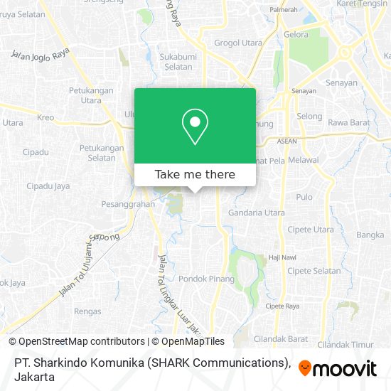 PT. Sharkindo Komunika (SHARK Communications) map