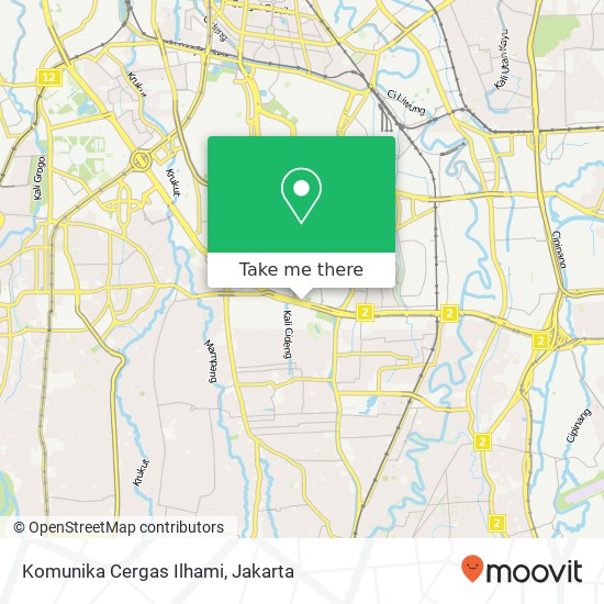 Komunika Cergas Ilhami, Jalan Jend. Gatot Subroto map